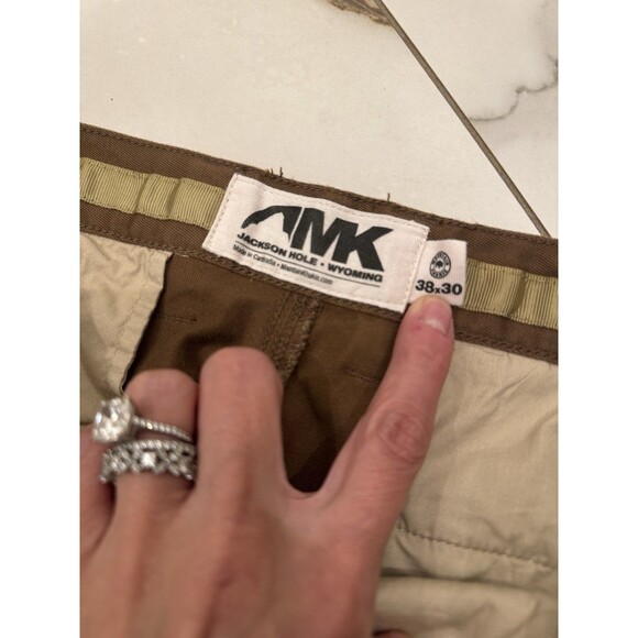 Mountain Khakis MK Jackson Hole Wyoming Men’s Brown Chino Pants Size 38x30 EUC - Picture 3 of 9